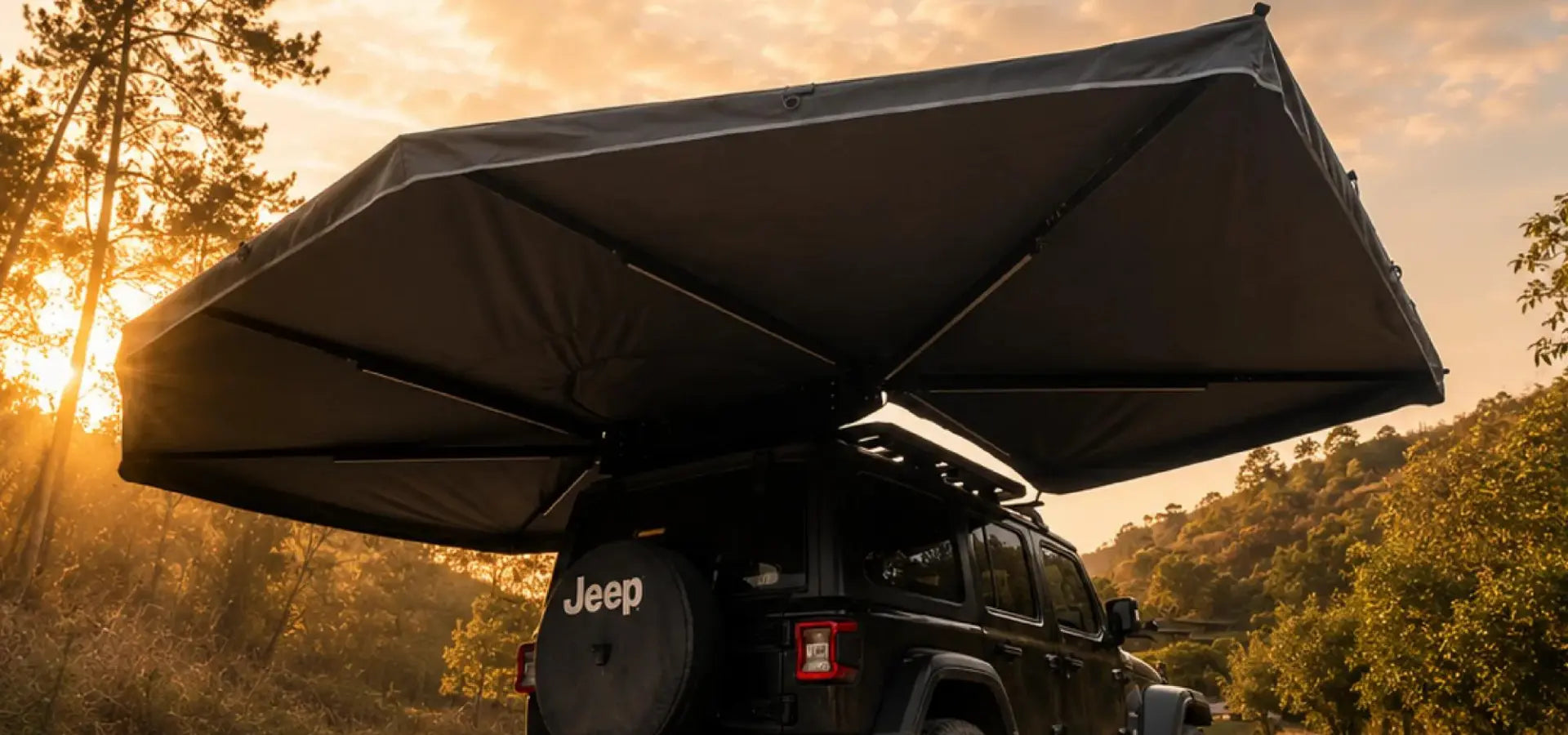 Naturnest 360° roof tent awning: The Ultimate Rooftop Tent Companion