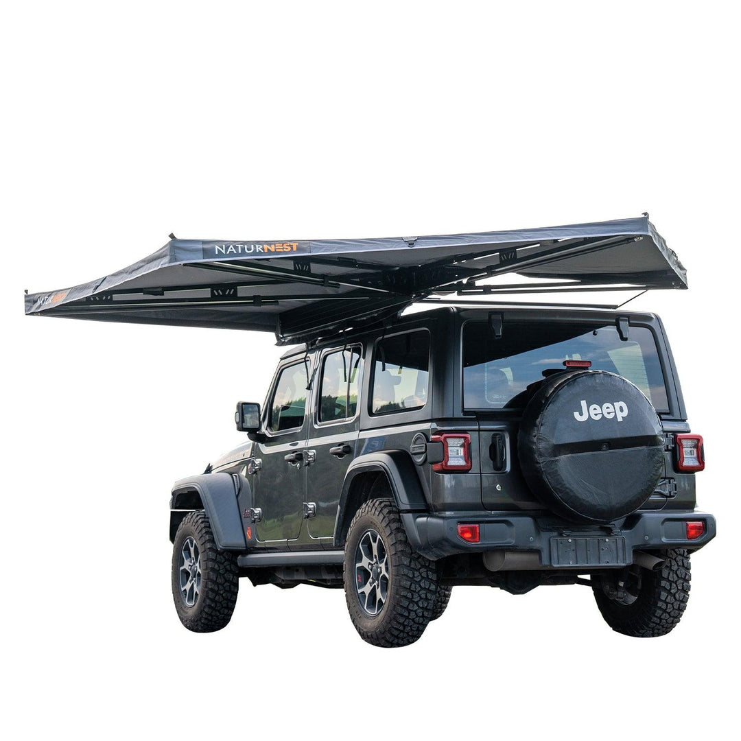 Naturnest 270 awning driver side with LED light Naturnest