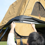 Load image into Gallery viewer, Naturnest Andromeda roof top tent soft shell Khaki
