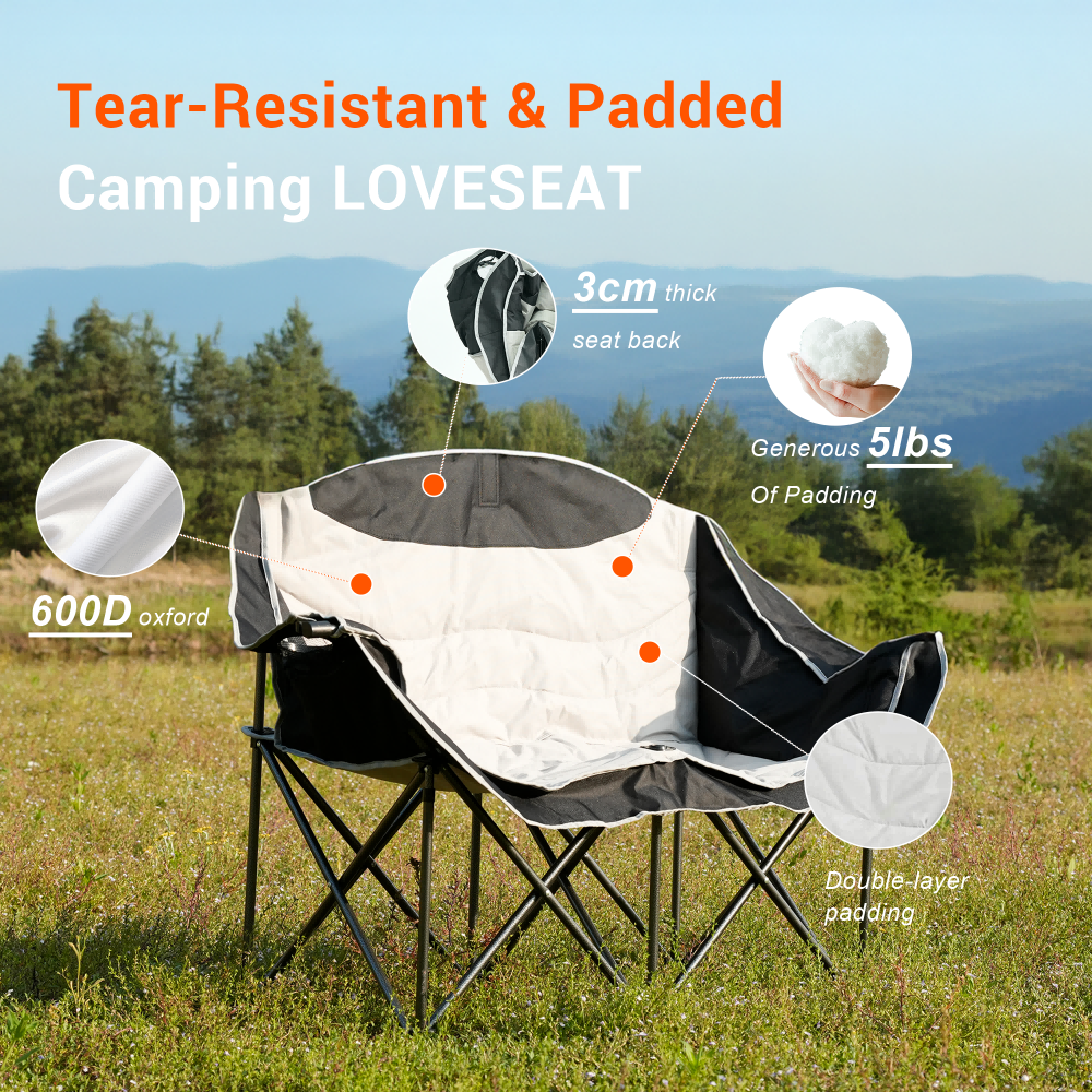 Naturnest Double Folding Camping Chair