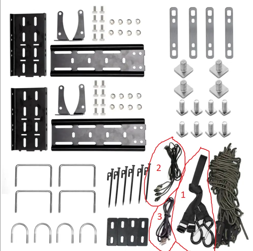 Awning accessories