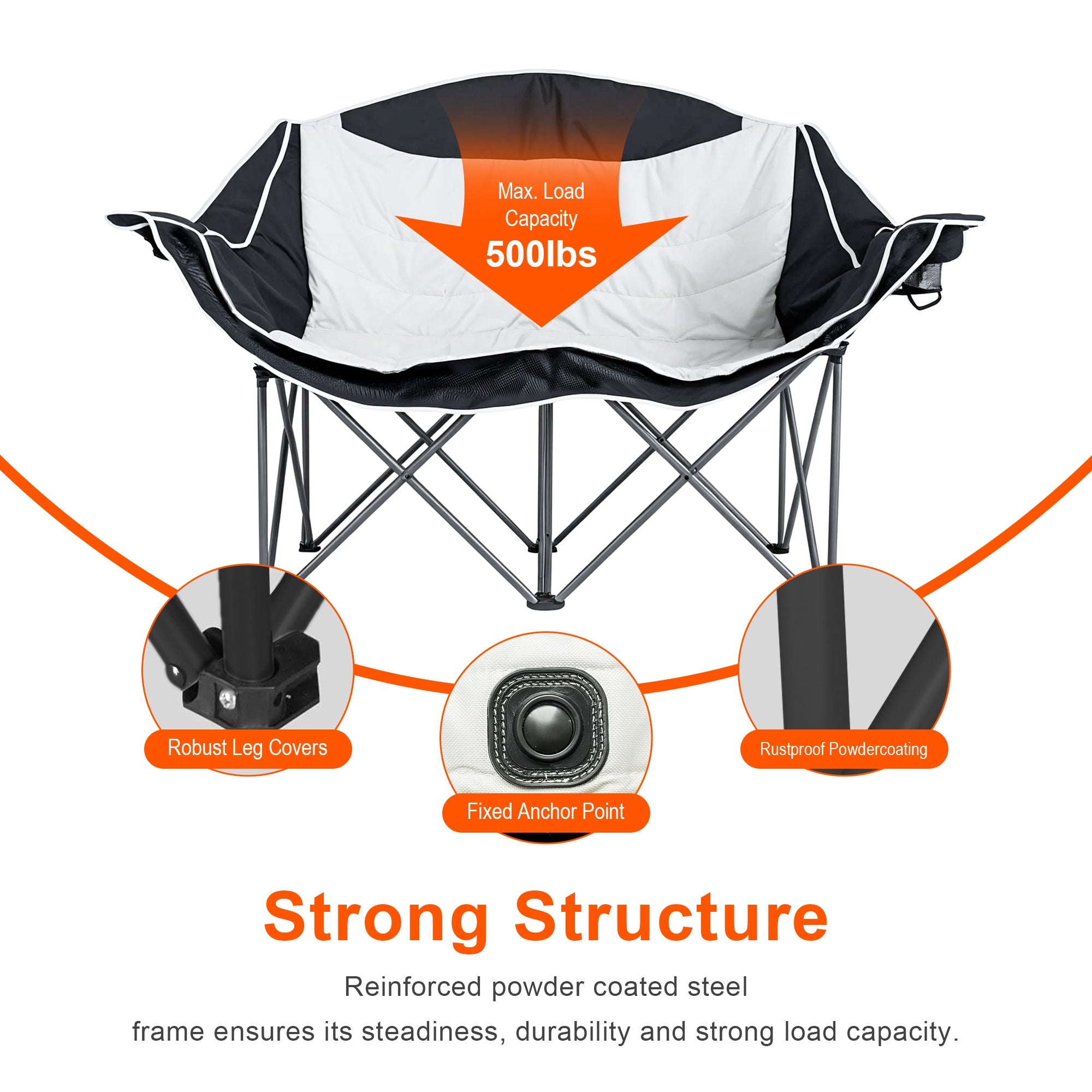 Naturnest Double Folding Camping Chair
