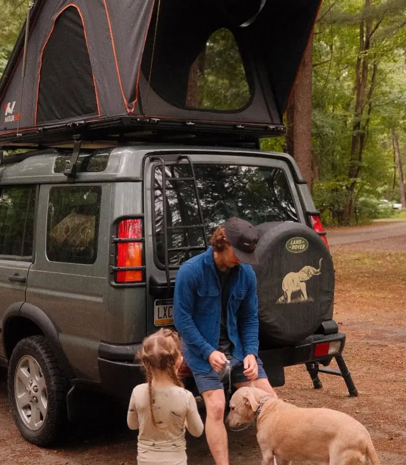 hard tent einfach genial Naturnest Aluminum Clamshell Hard Shell Rooftop Tent | 2 Person | Wind & Sun Proof