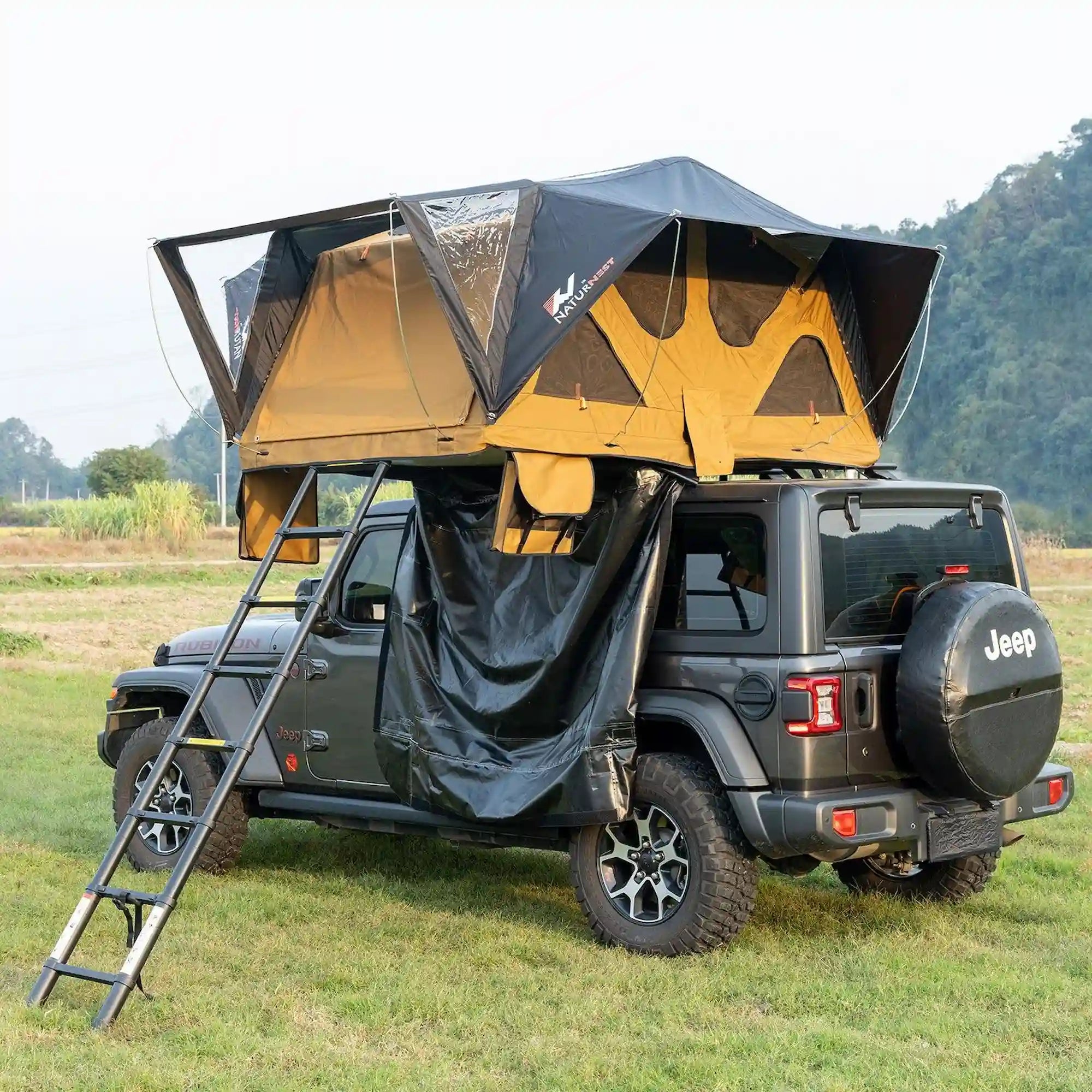 Naturnest Andromeda Khaki Soft Shell Rooftop Tent