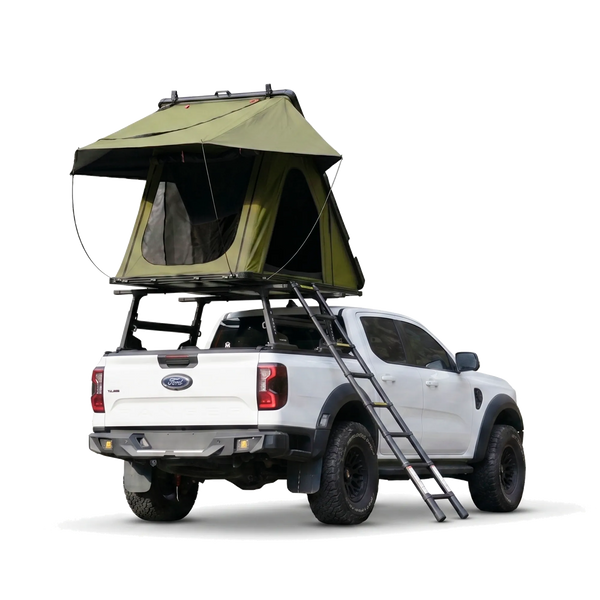 thinnest roof top tent Naturnest PHC Hard Shell RTT | 2 Person | Ultra light & Slim LEAP#542 saleliving Color:Black-Cardinal-Cardinal Introducing the Aspen V2