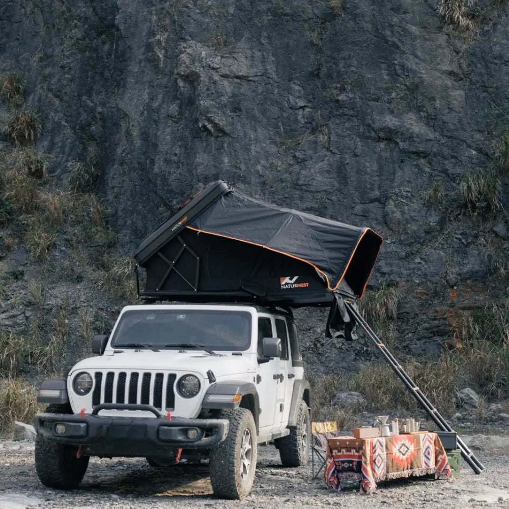 Naturnest Sirius 2 Plus XL Aluminum Clamshell Rooftop Tent