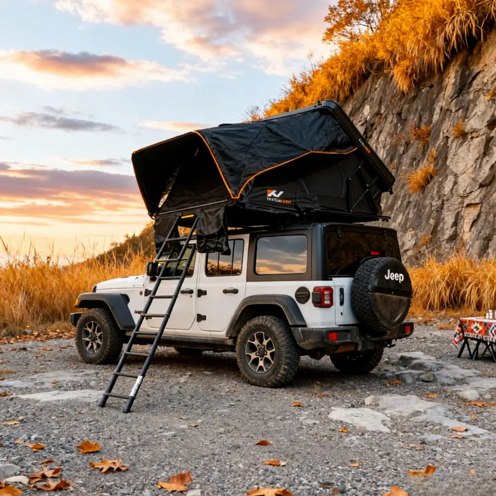 Naturnest Sirius 2 Plus XL Aluminum Clamshell Rooftop Tent