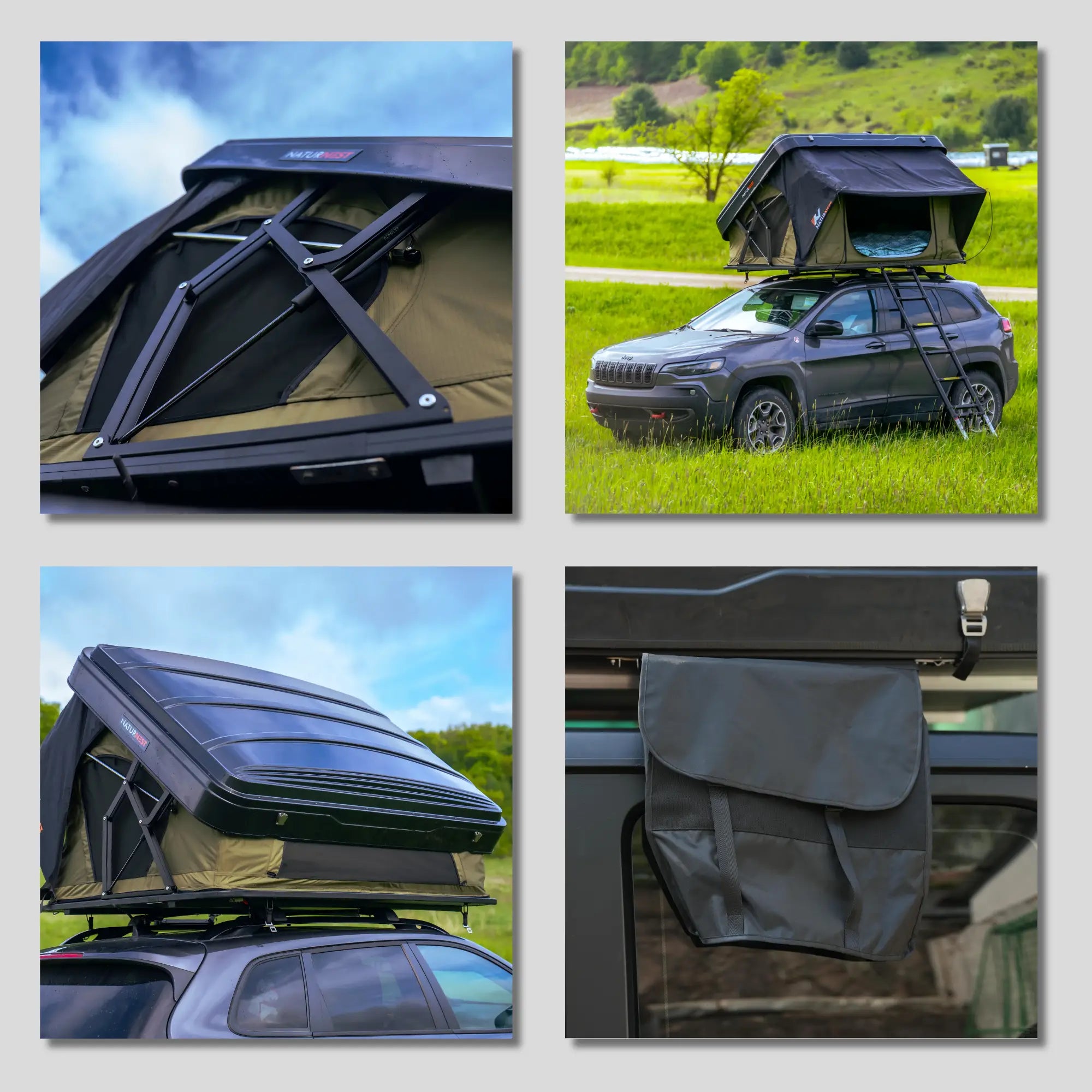 Naturnest Orion Pro Hard Shell Rooftop Tent
