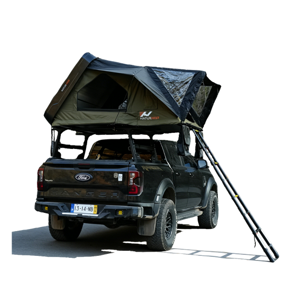 Naturnest ABS Fold-out Hard Shell Rooftop Tent | 3-4 Person