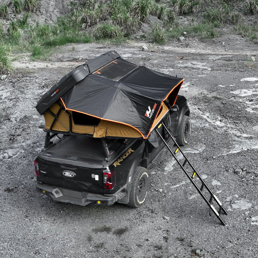 Naturnest ABS Fold-out Hard Shell Rooftop Tent | 3-4 Person